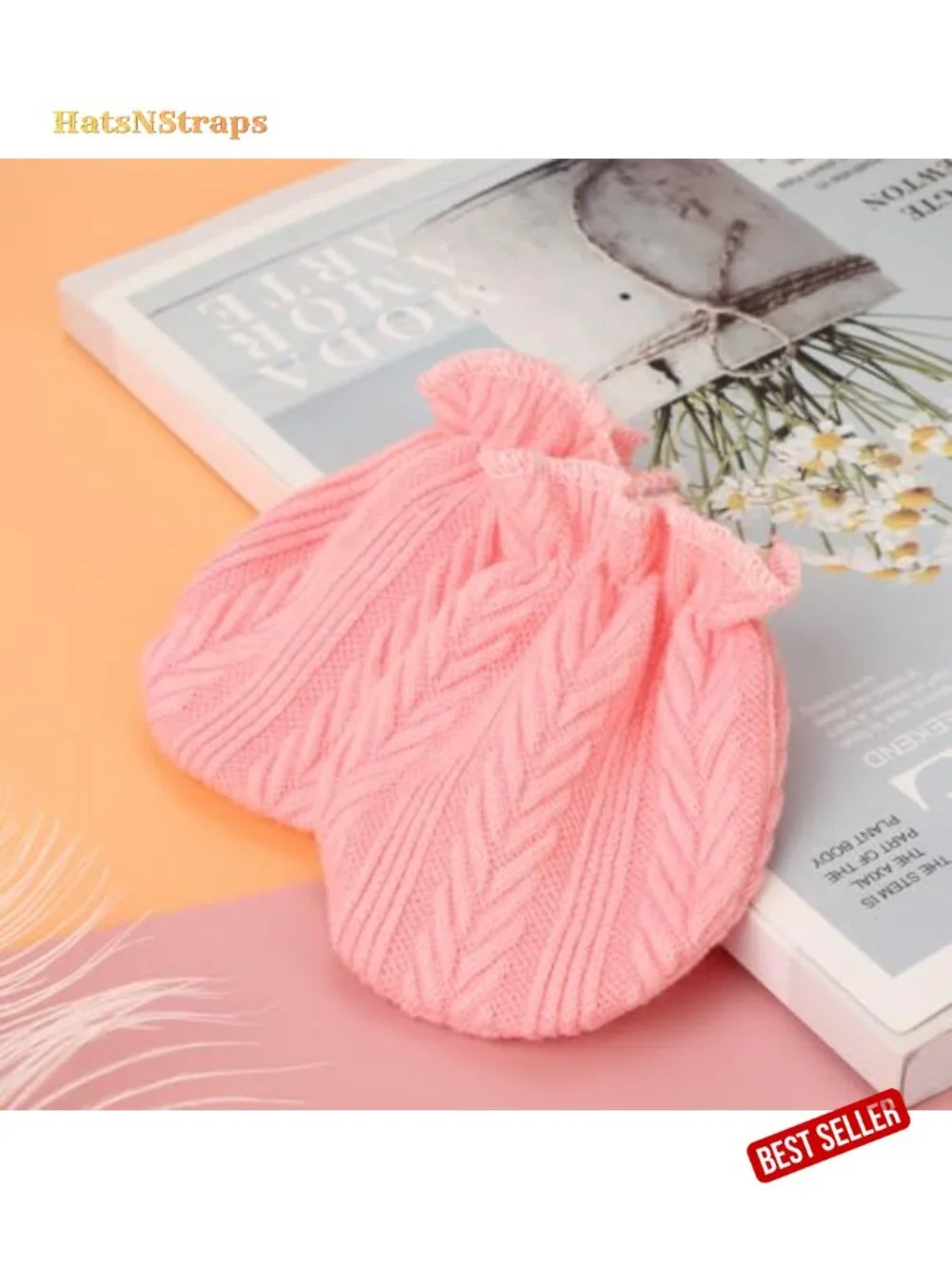Newborn Infant Toddler Mittens No Scratch Cotton Elastic Wrist Gloves 0-6 Months